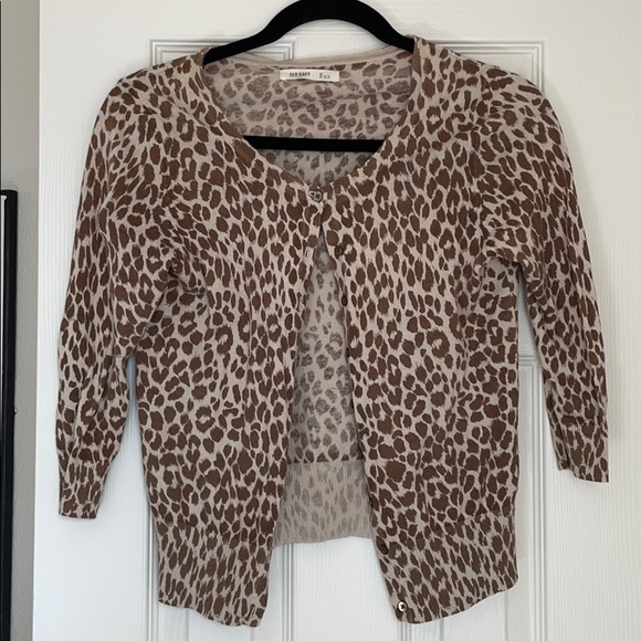 Old Navy Leopard Cardigan - Picture 1 of 1